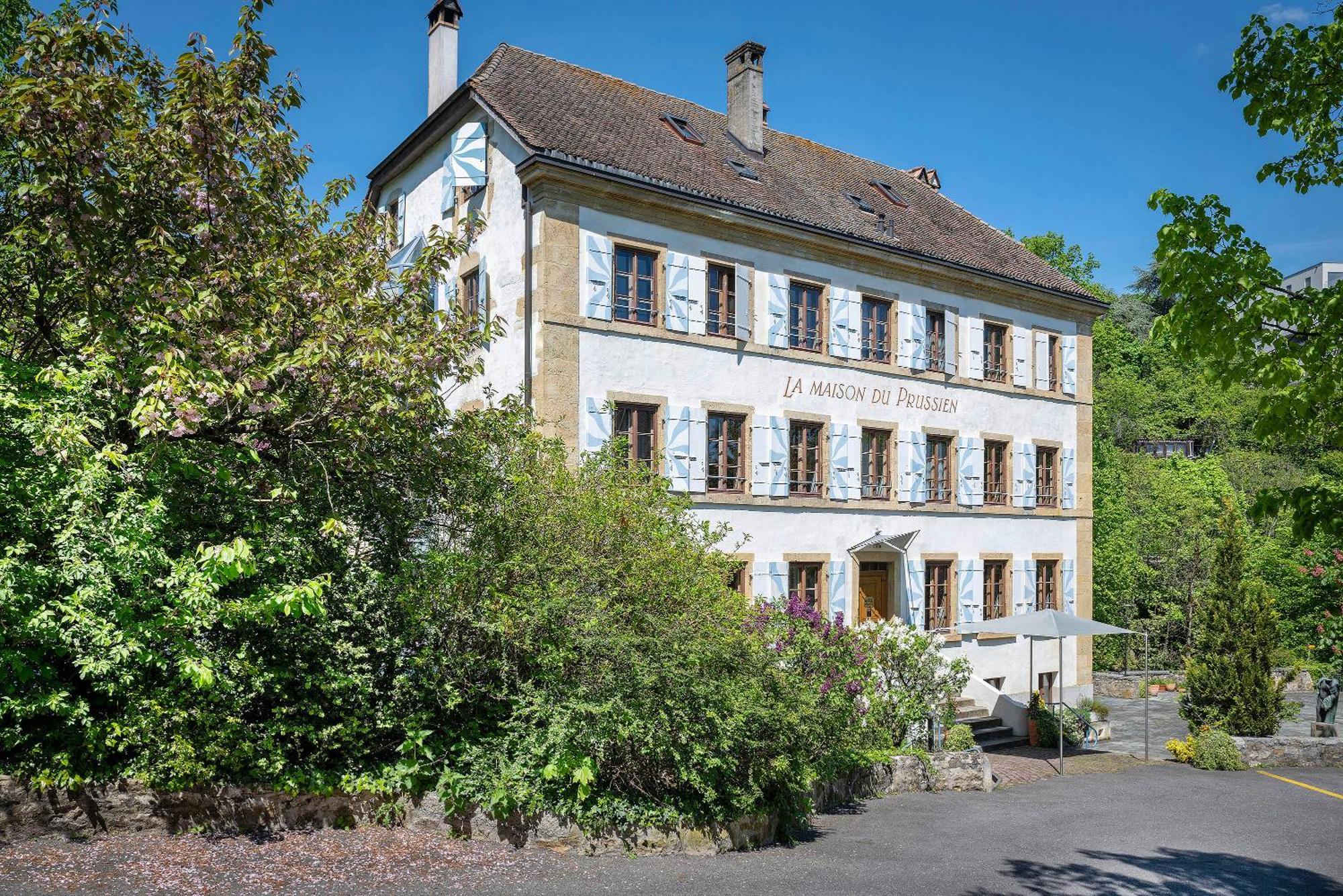 Hotel La Maison Du Prussien Neuchâtel Exterior foto